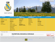 Tablet Screenshot of comune.saint-nicolas.ao.it